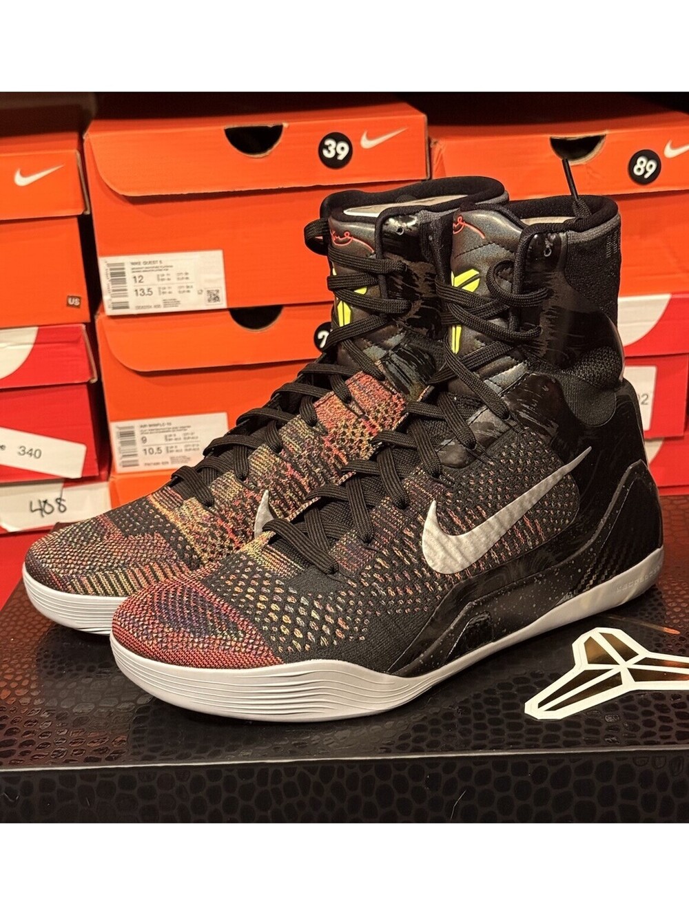 Nike Kobe IX Elite High Protro Black Multi FZ7335-001 Men’s Size 12 (069)
